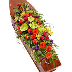 Vibrant Casket Spray