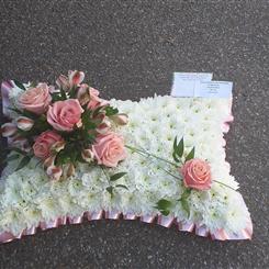 Baby Pink Rose Pillow