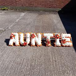AUNTIE  14inch Letters