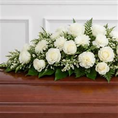 Rose &amp; Carnation Coffin Spray